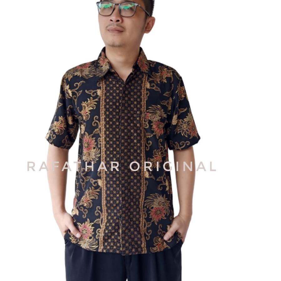 BAJU BATIK PRIA KEMEJA BATIK PRIA LENGAN PENDEK (TANAH ABANG)