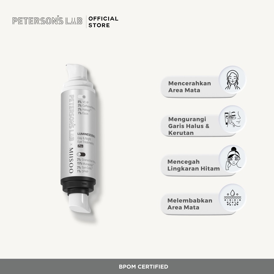 ✨ AKU MURAH ✨ Peterson'S Lab Day and Night Eye Treatments with Vitamin C &amp; Retinoid BPOM