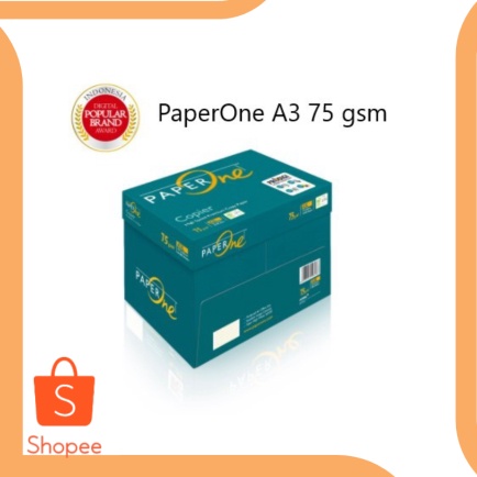 

[GrabGojek] Termurah! Kertas Copy HVS A3 70 80 g PaperOne Box Du