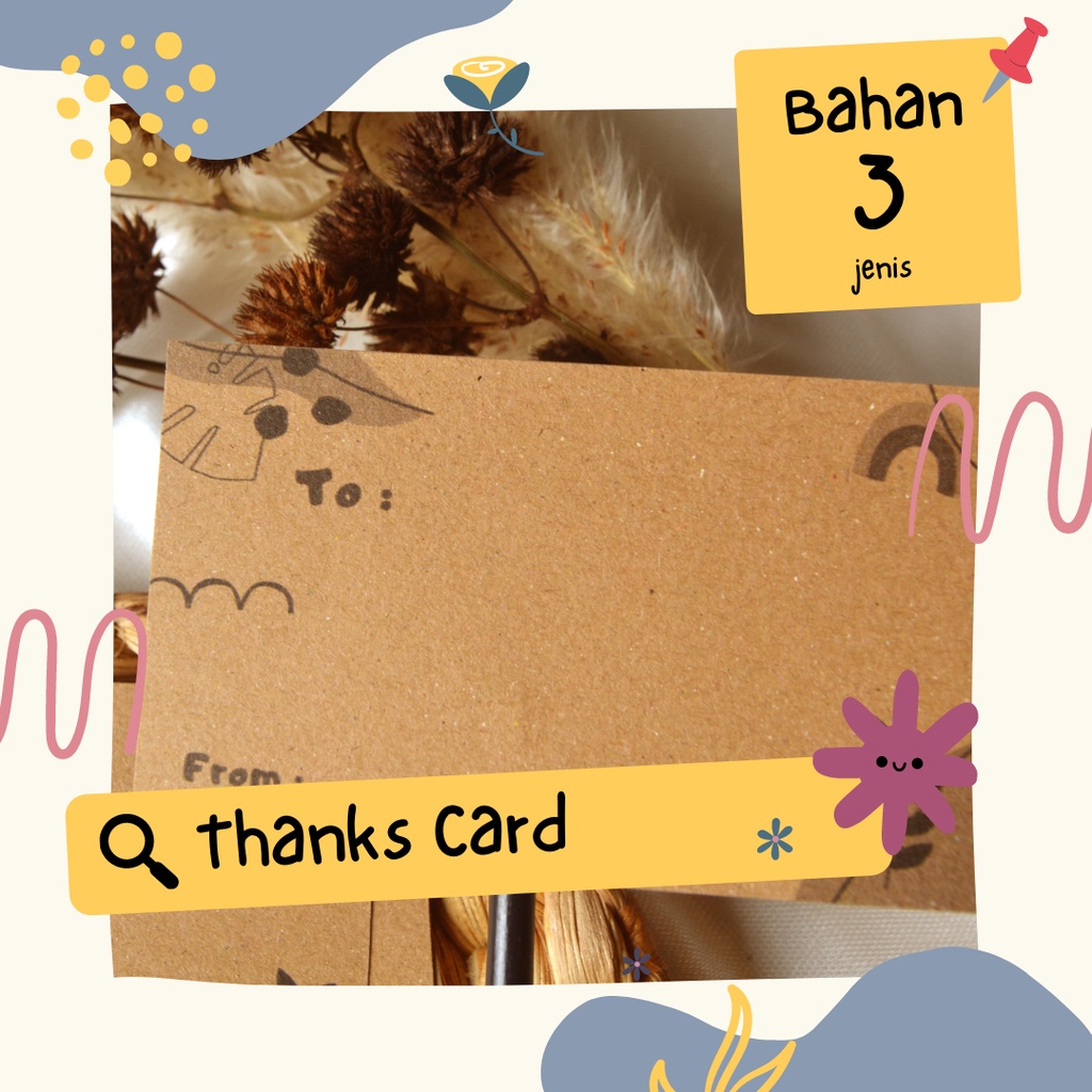 

[Ly] Thanks Card/Kartu Ucapan/Kartu olshop