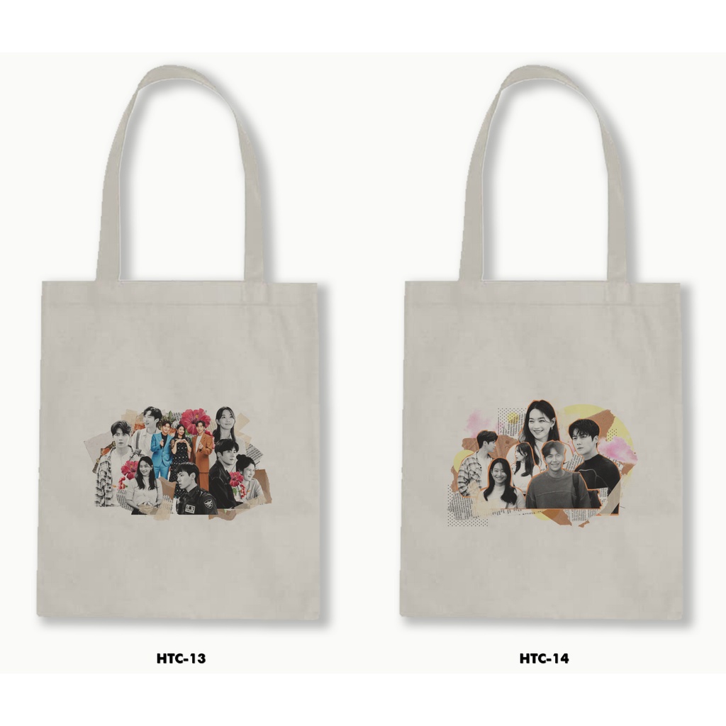 TOTE BAG BLACU - HOMETOWN CHA-CHA-CHA /DRAKOR NETFLIX 01