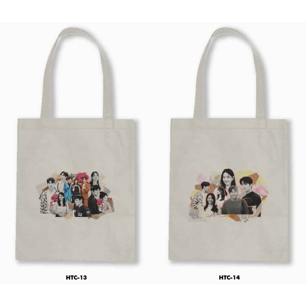 TOTE BAG BLACU - HOMETOWN CHA-CHA-CHA /DRAKOR NETFLIX 01