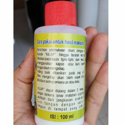 LOTION SEMIR KILAP DAUN LEAFSHINE OLES 100ml aman praktis ekonomis