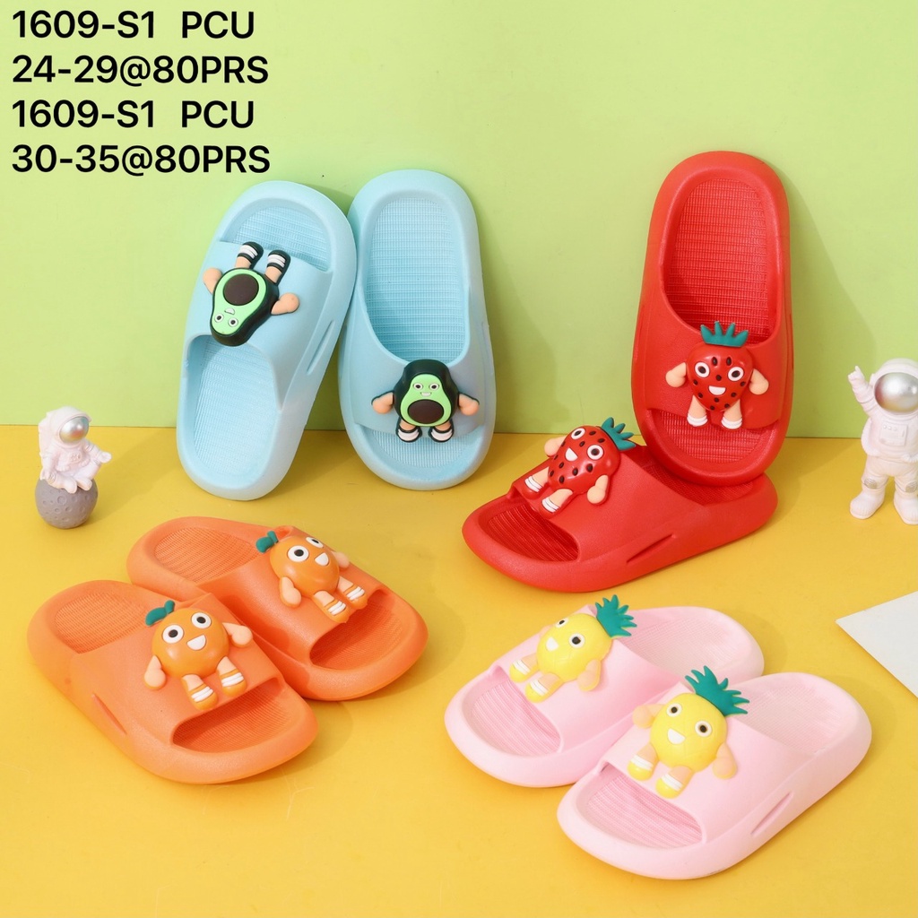 SANDAL JELLY WANITA IMPORT MOTIF  BUAH Sandal Selop ANAK REMAJA Sandal Slip On Cewek SANDAL ANAK PER