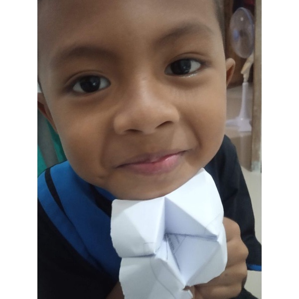 mulut buaya kertas mainan anak pandai kreatif