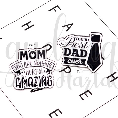 Pin Mom And Dad Bros Tas Motif Ayah Dan Ibu Simple Unik GH 208841