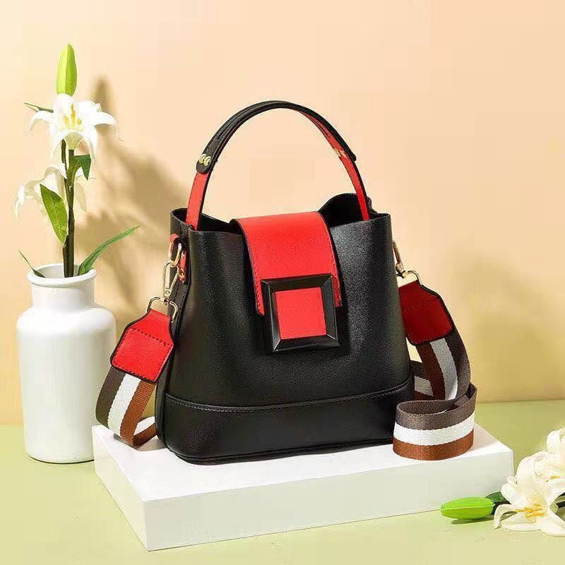 BJ27008 - BLACK/BLUE/GRAY/PINK/RED - TAS SLEMPANG IMPORT TAS WANITA FASHION IMPORT MODIS ELEGAN TERMURAH TERLARIS TERBARU BAGSTORE JAKARTA TAS BATAM JT7008
