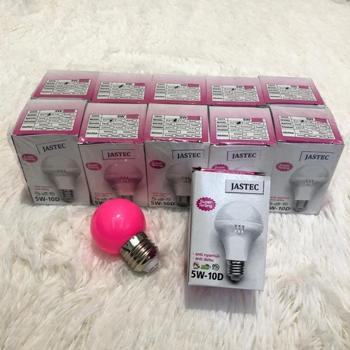 Lampu LED BULAT 1w 1 watt 3w 3watt 3 w 5w 5watt 5 watt 5 w Lamp Warm White Kuning Biru Hijau Merah Pink Oranye Putih