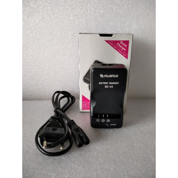 Charger Fujifilm BC-40 Bc 40 Untuk Baterai NP-40 Kamera F402 F455 F460 F470