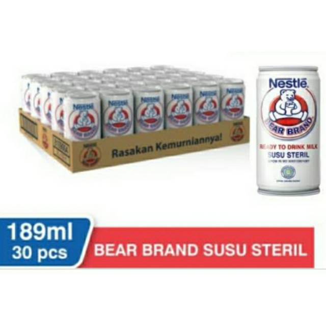 

Nestle Bear Brand Susu Beruang 189ml 1 dus