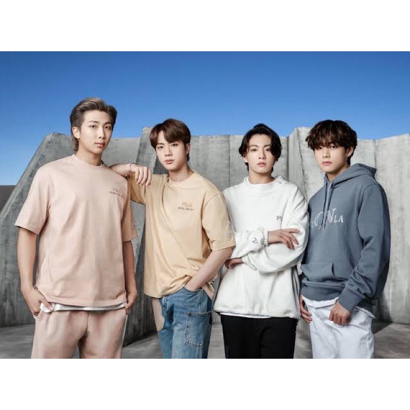 READY STOCK OFFICIAL FILA X BTS ON HOODIE TAEHYUNG SIZE M