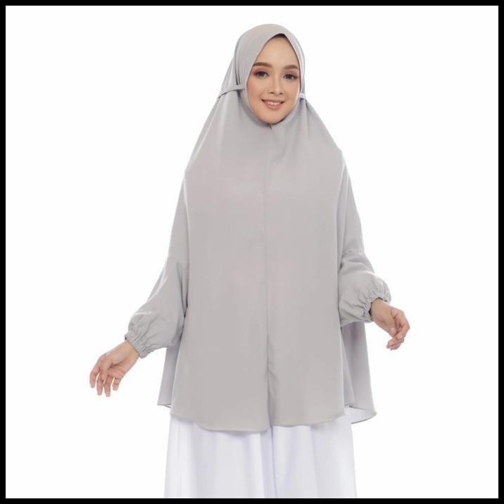 Khimar Lengan Jilbab Wolfis Hijab Jumbo Kerudung Tangan Syar'I Syari