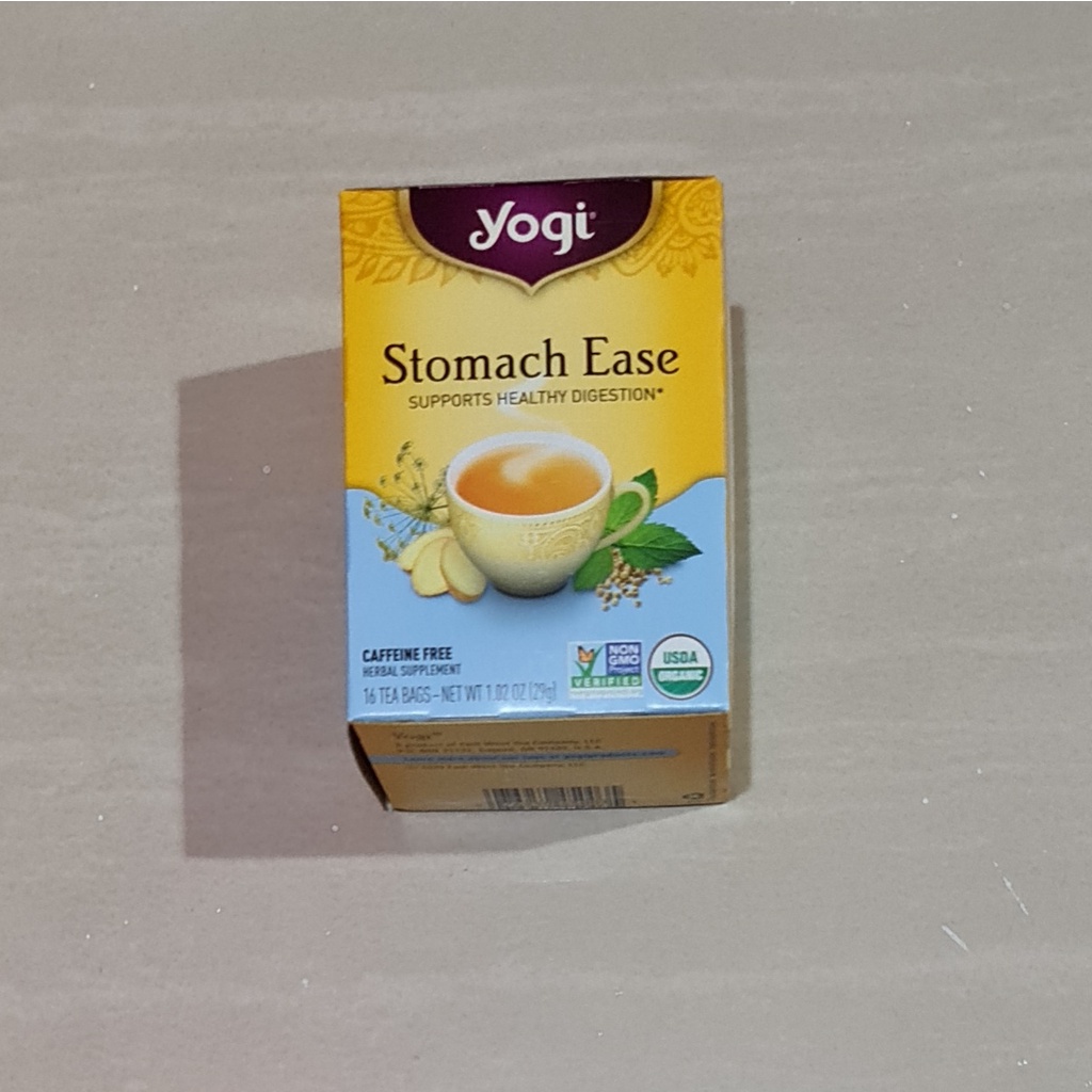 Teh Yogi Tea Stomach Ease Support Healthy Digestion 29 Gram