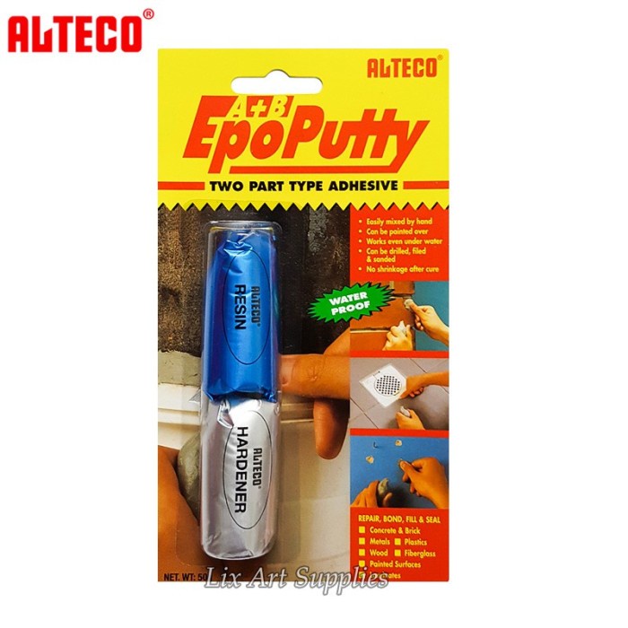 ORIGINAL ALTECO Lem Epo Putty A+B Lem Porting Isi 50g Waterproof