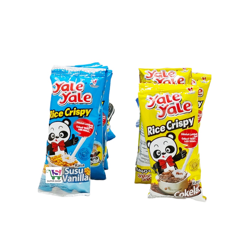 

Yale Yale Rice Crispy Sereal Vanilla / Cokelat (isi 10 pcs)