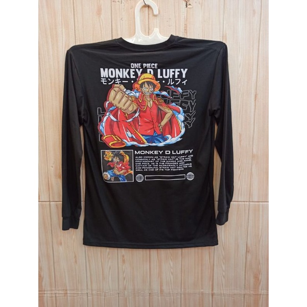 KAOS MONKEY D LUFFY LENGAN PANJANG