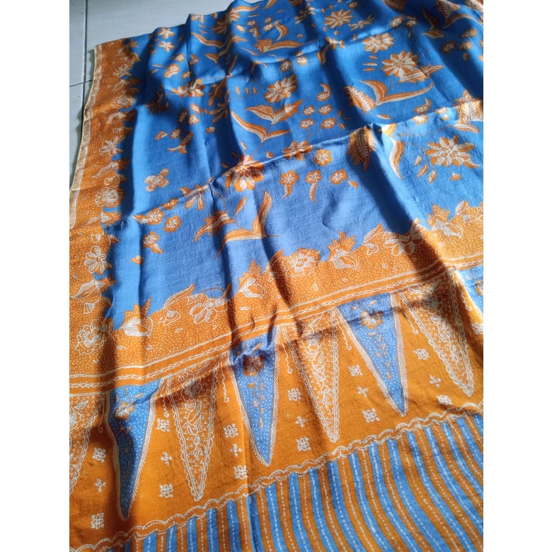 Selendang Batik Sutra-Pashmina Batik Sutra-Syal Batik Sutra