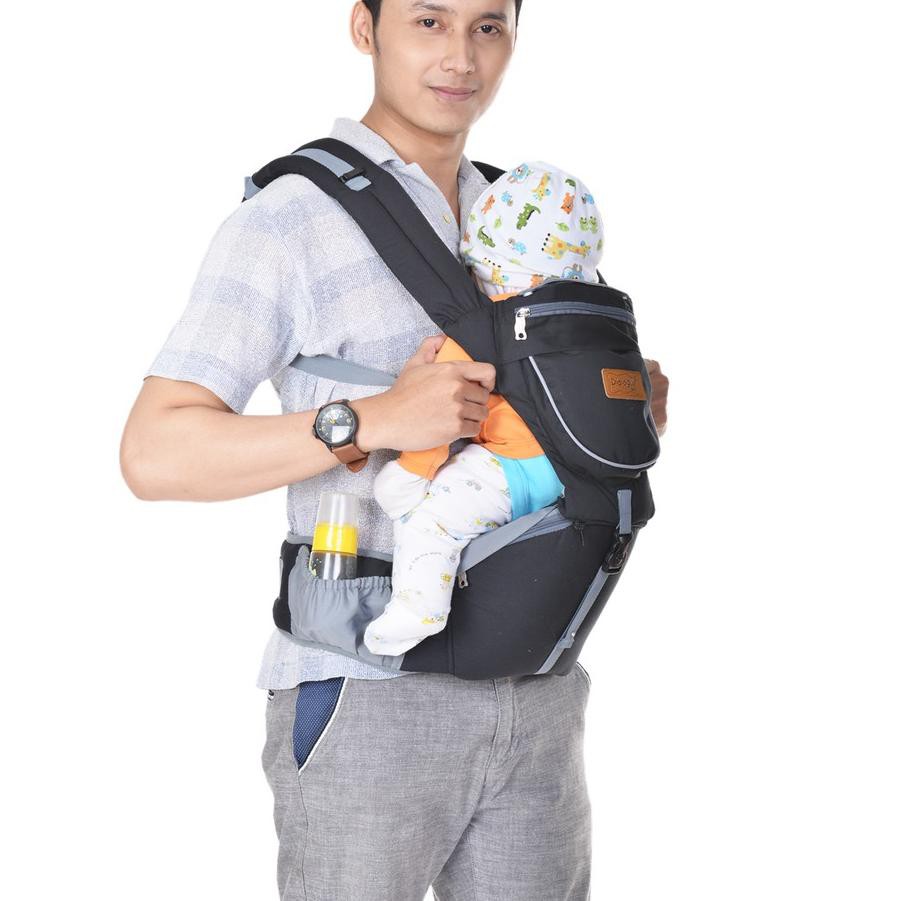 MBZN Dialogue Baby Gendongan Hipseat Plain Color 01 DGG1004 Terbaru