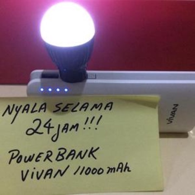 Lampu malam 5 watt / Bohlam / Lampu LED USB