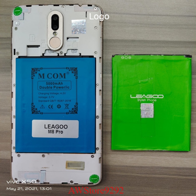 Mcom Battery Batre Batere Baterai Double Power Mcom Leagoo M8 Pro