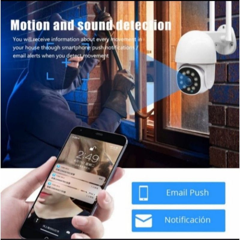 IP CAMERA WIFI 8MP OUTDOOR CCTV V380PRO WIRELESS 1080P FULL HD PTZ SPEED DOME WATERPROOF