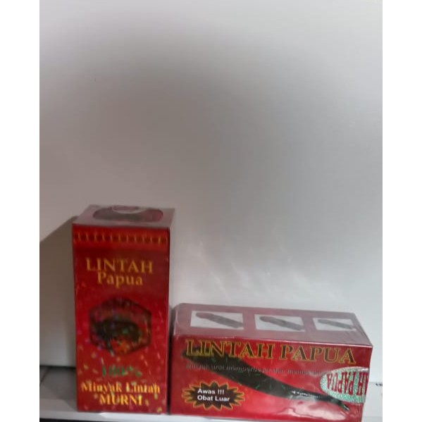 Minyak lintah papua MERAH original (Box merah)