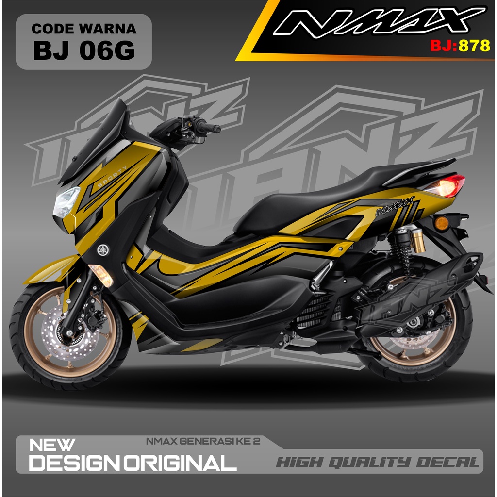 STIKER DECAL NEW NMAX FULL BLOK BODI / DECAL FULL BODY NMAX