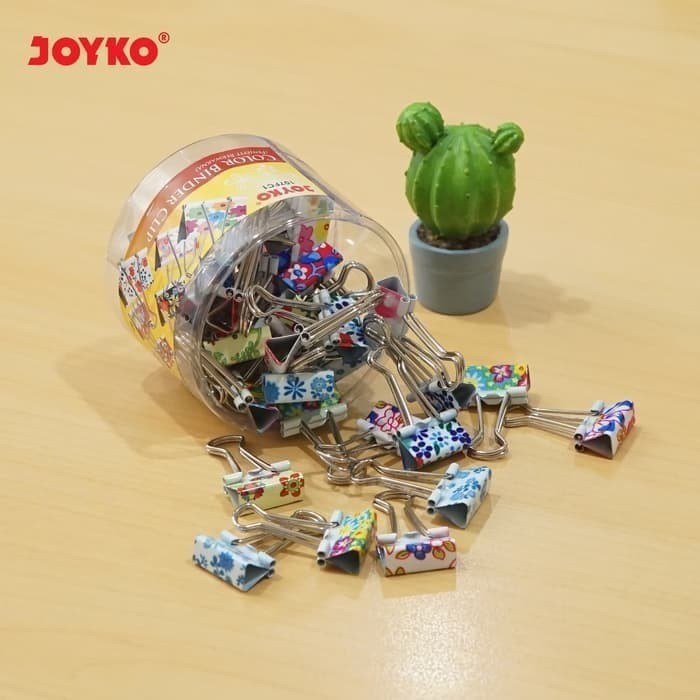 

Fancy / Flower Binder Clip 107 JOYKO (1.9 cm)