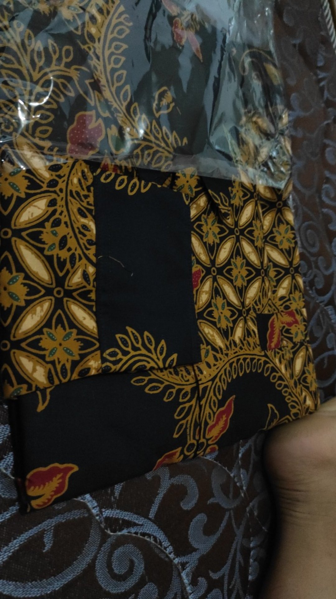 Tri Tungga Cabut Sogan Kemeja Batik Pria Katun Cabut Primisima Full Furing