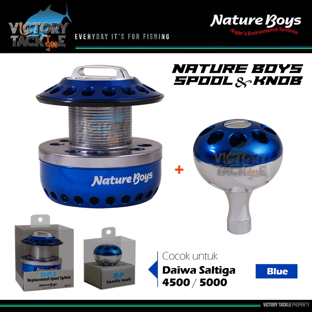 Perlengkapan Pancing NATURE BOYS SPOOL &amp; KNOB