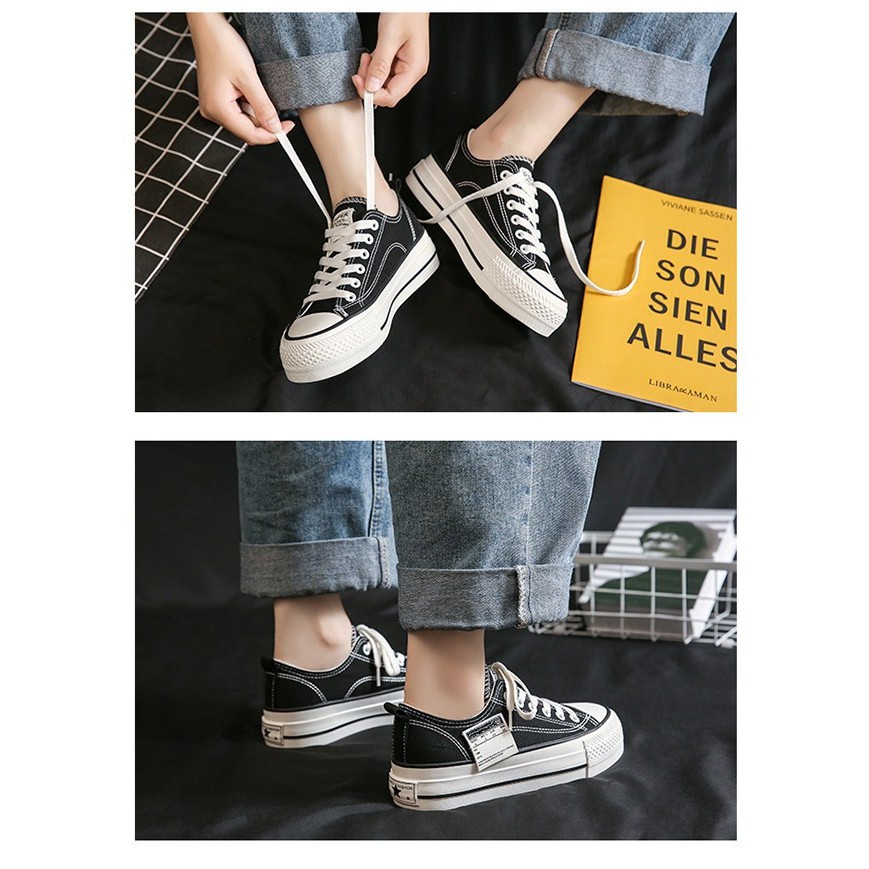 Taspopo 1008 Sepatu Kanvas Wanita Fashion Korea Import