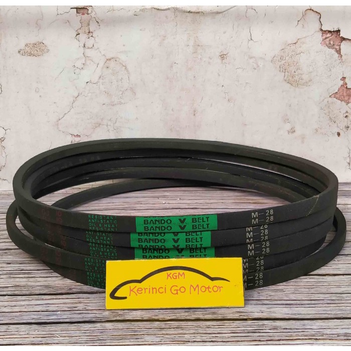 BANDO VAN BELT M-28 V BELT TALI KIPAS M28 FAN BELT MESIN CUCI POLOS