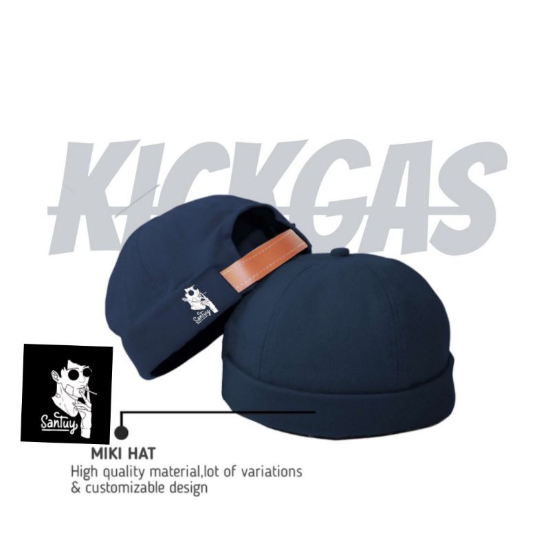 miki hat/topi miki/topi miki gambar santuy/peci uas Topi Peci Miki Hat UAS Pria Dewasa Hijrah Termur