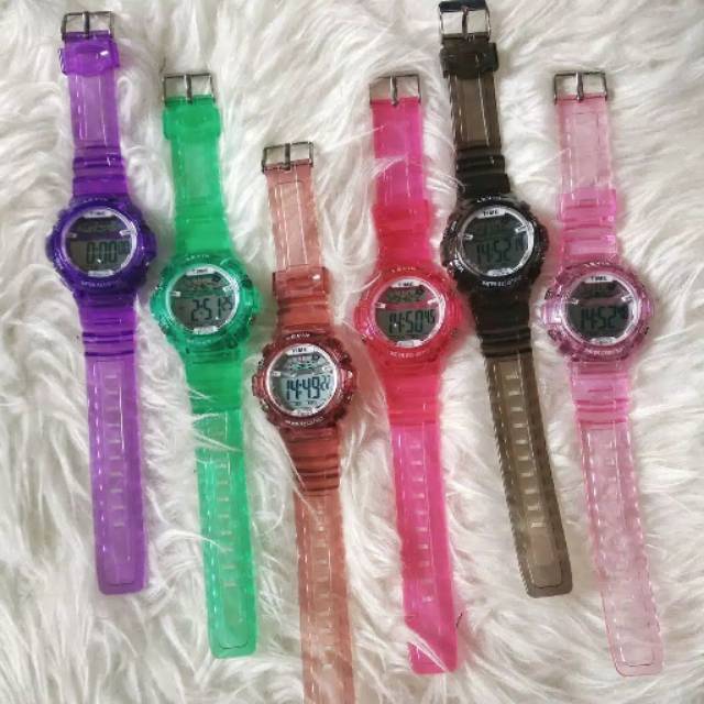 C ( C58 ) JAM TANGAN SPORT / WATER RESISTANT 3 ATM / TAHAN AIR