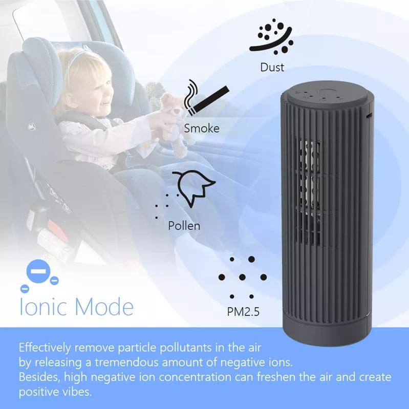 IONKINI JO-6708 Portable Air Purifier Penghilang bau Pembersih Udara