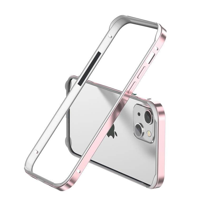 Casing Bumper Case Silikon + Aluminum Metal Untuk IPhone 14 Pro Max Plus