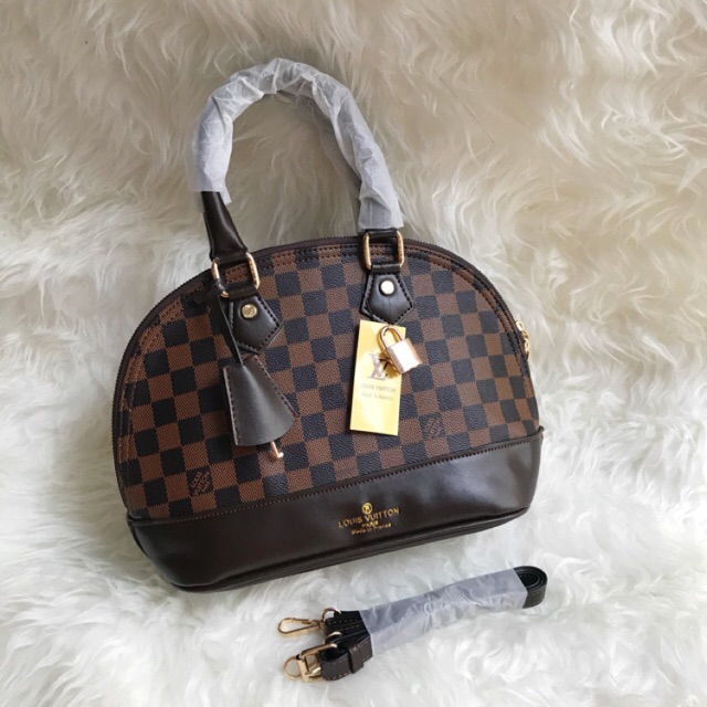 ALMA 27cm DAMIER MONO ADA GEMBOK + KUNCI