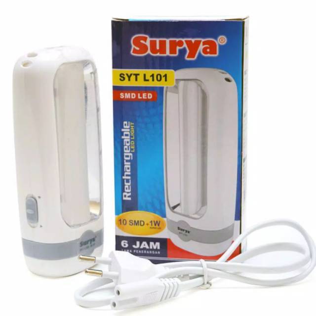 Senter lampu SURYA SYT L101 emergency LED darurat lamp