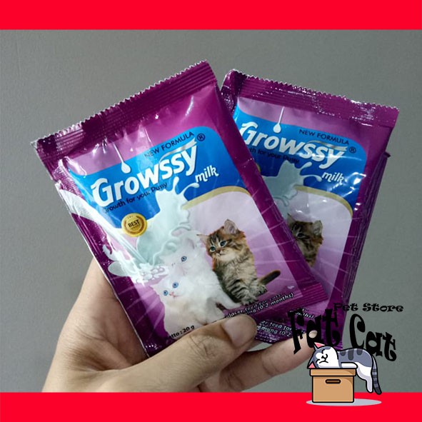 Growssy Susu Kucing Growssy 20Gr / Sachet Growsy Milk Cat