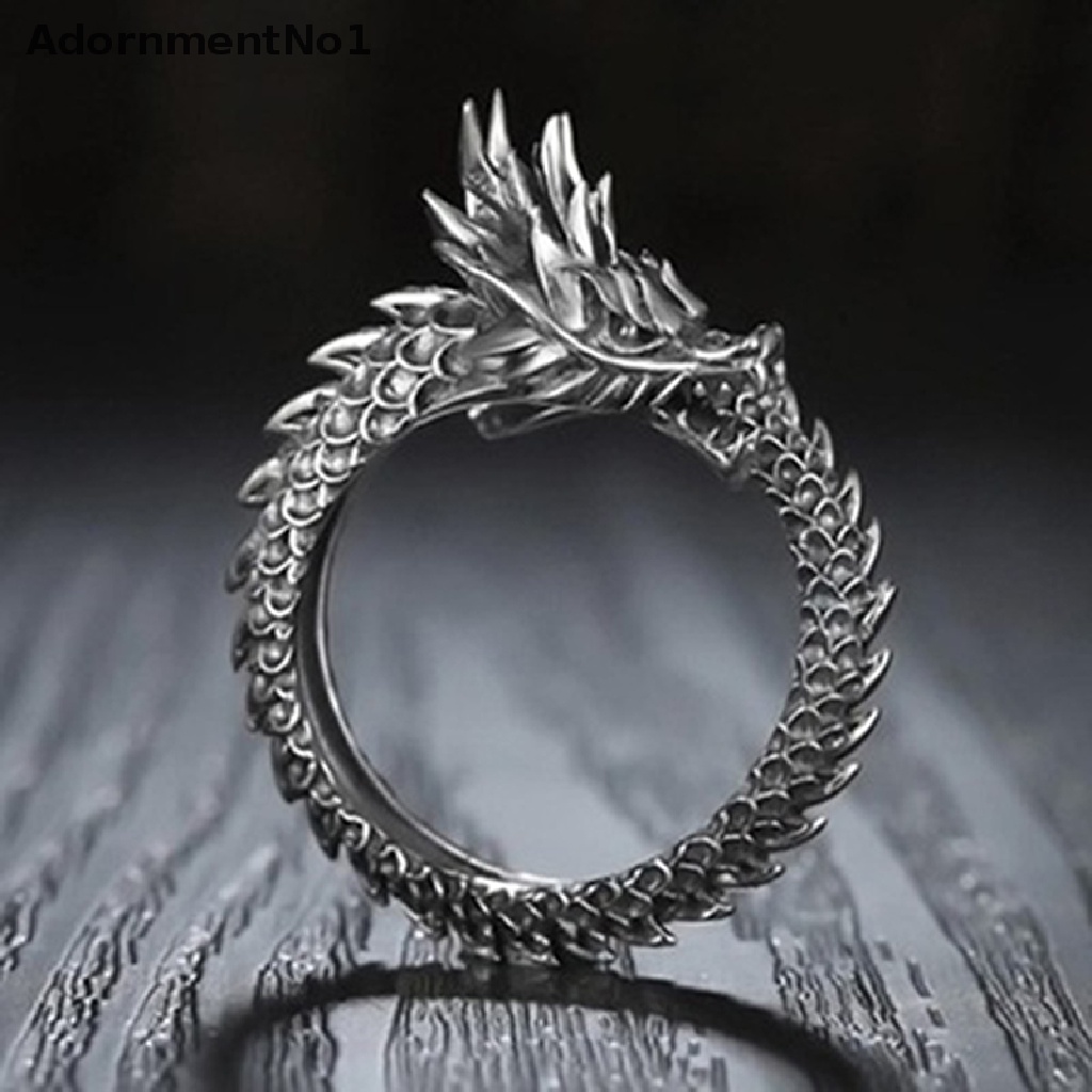 (AdornmentNo1) Cincin Bentuk Cakar Naga Gaya Gothic Untuk Halloween