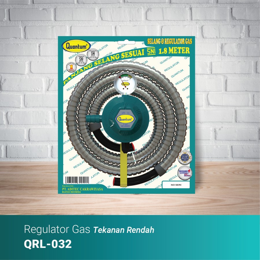 Selang Gas Regulator  Quantum  QRL032 Pelayanan Terbaik