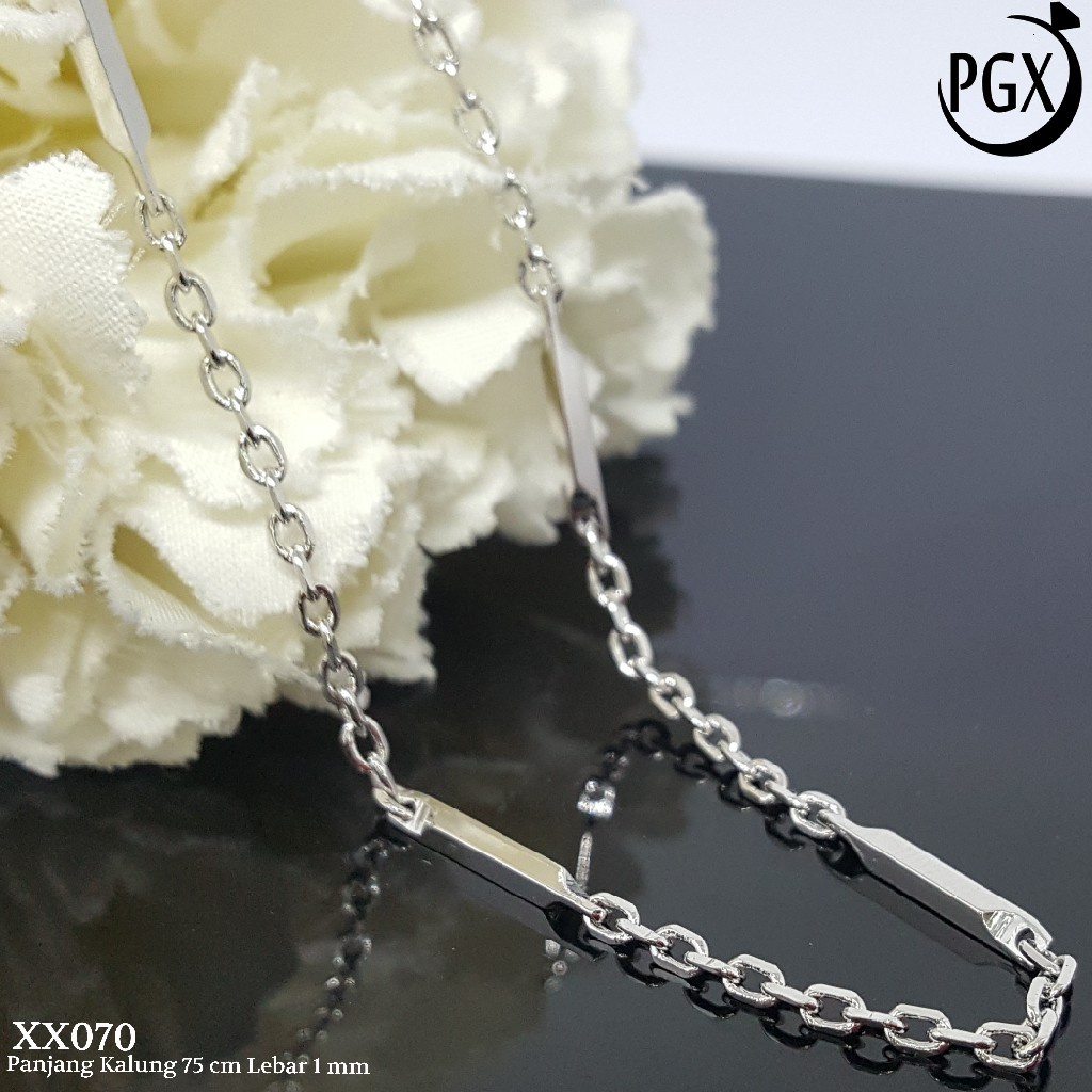 PGX Kalung Pria Wanita Xuping Perhiasan Lapis Emas Aksesoris Fashion Premium - XX070