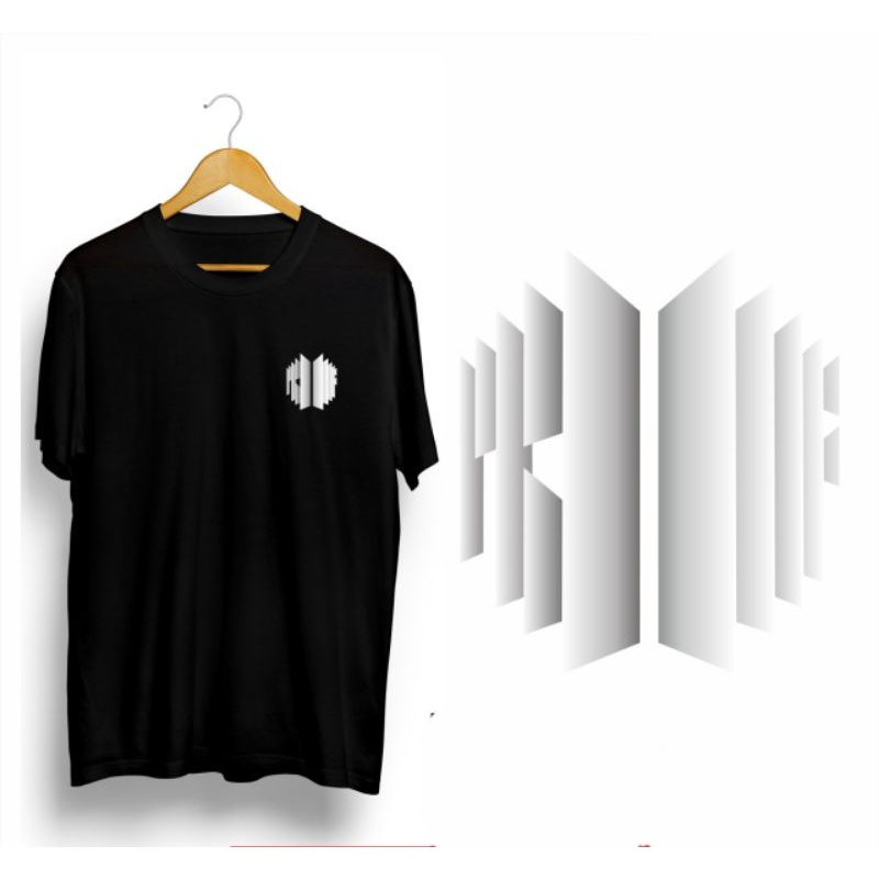 KAOS BTS LOGO PROOF kecil free gift