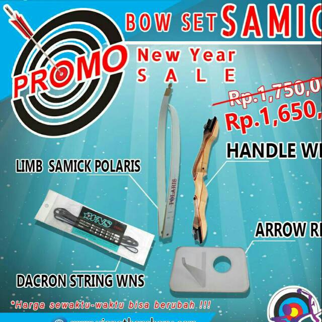 Ach- PAKET TAHUN BARU BOWSET SAMICK POLARIS - PANAHAN - BUSUR SLO4