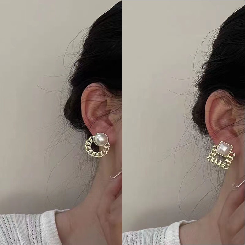 Anting Tusuk Lapis Emas Gaya Vintage Untuk Wanita