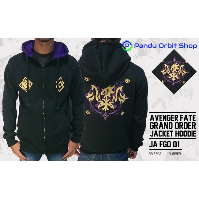 Jaket Fate Grand Order Avenger Hoodie - JA FGO 01