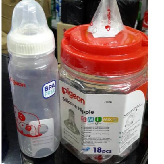 Terbaru.. Botol susu Pigeon Anti Sedak & Peristaltic Ulir