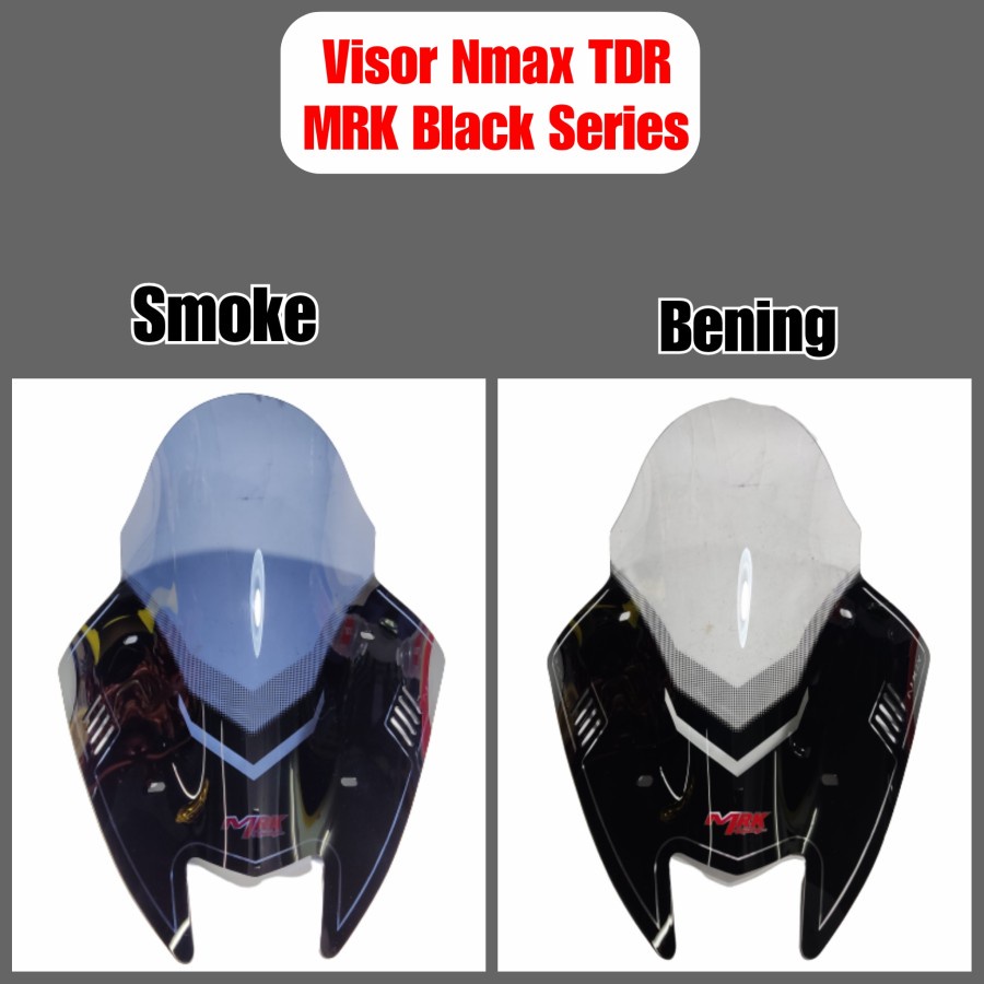 Visor Nmax Model TDR MRK Black Series nmax new dan old sirip TDR