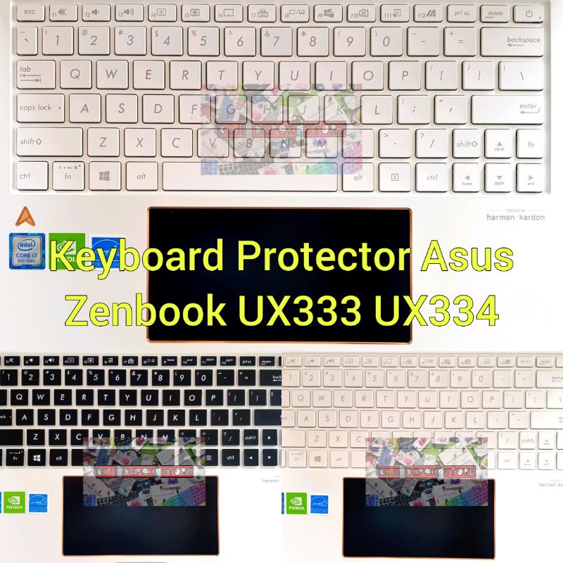 Keyboard Protector Asus Zenbook 13 UX333 UX333F UX333FA UX333FN UX334 UX334 UX334F UX334FLC