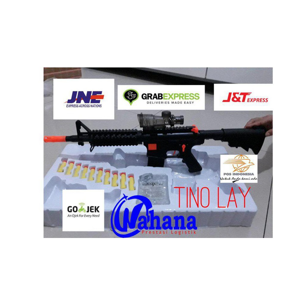 Mainan Tembakan Peluru Soft Bullet Dan Air Mirip Nerf